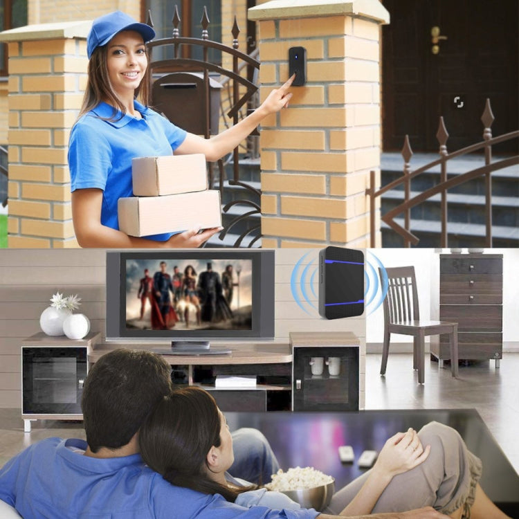 N15K-2T1-B 110dB IP55 Waterproof Wireless Doorbell, Receiver x 1 and Transmitter x 2, US Plug, N15K-2T1-B N15K-2T1-B 110dB IP55 Waterproof Wireless Doorbell, Receiver x 1 and Transmitter x 2, US Plug, N15K-2T1-B
